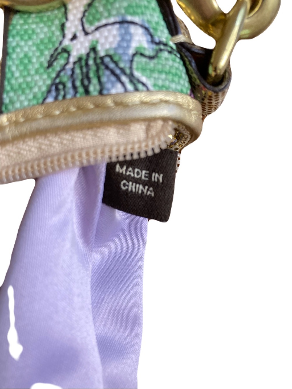 Coach Y2K Madison Floral Swingpack Crossbody Bag | Gold Trim | Style 43498 - Picture 14 of 14